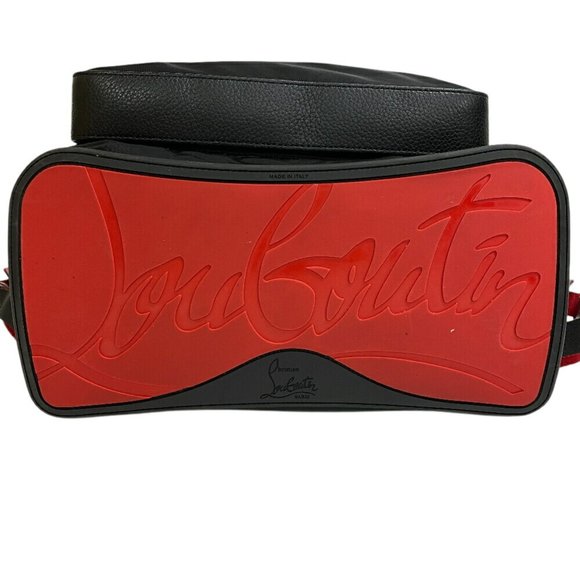 Christian Louboutin Studded Buckle Backpack, Black, Unisex - Picture 9 of 10